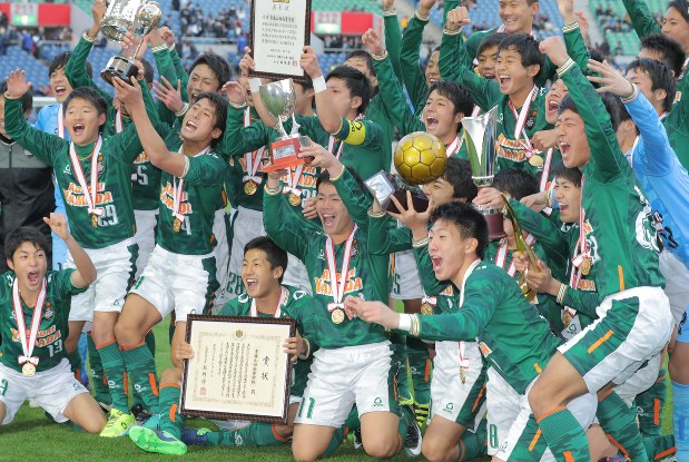 高校サッカー 両校優勝